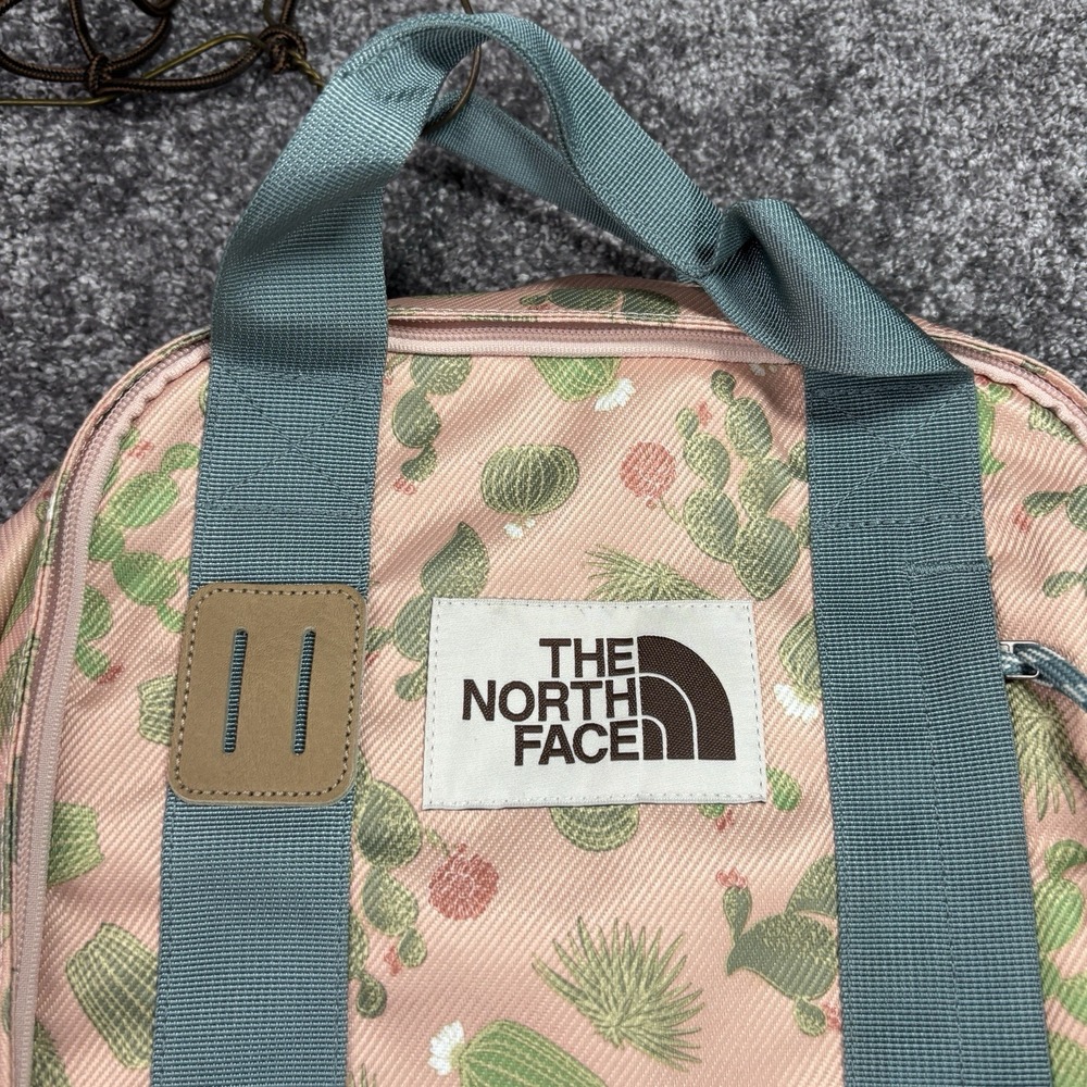 The North Face Everyday Tote Pack Backpack Cactus All Over Print School Hiking - Picture 3 of 10